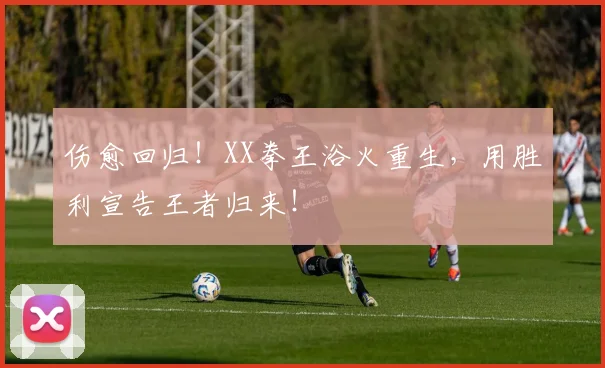 伤愈回归！XX拳王浴火重生，用胜利宣告王者归来！